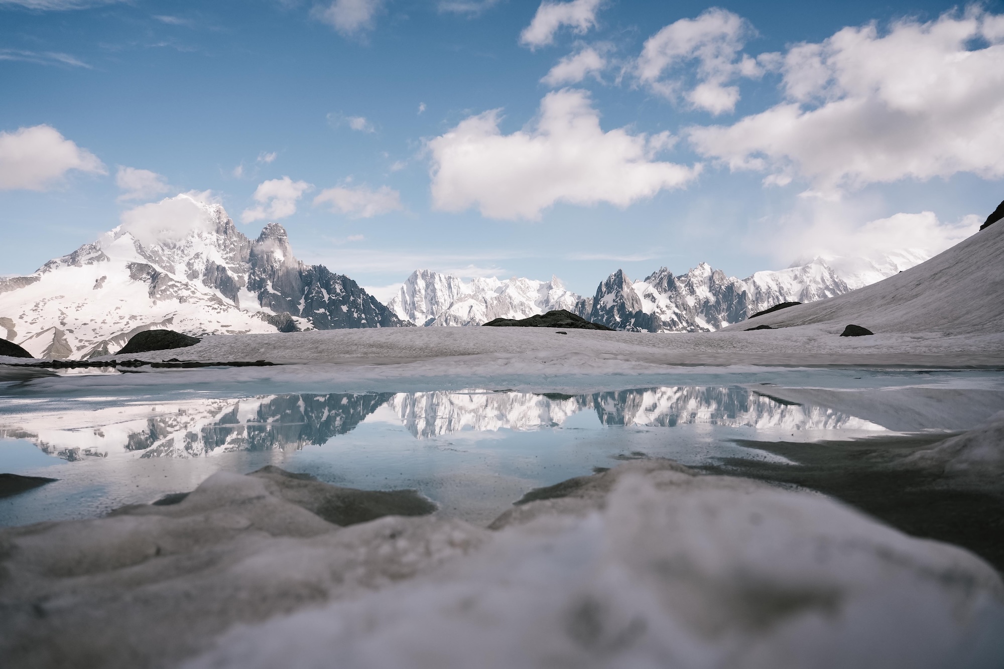 france montagne bivouac road trip lac blanc mont blanc